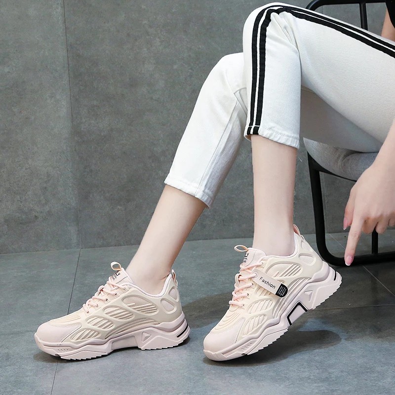 RYS - Light Breathe Sepatu Sneakers Wanita Fashion Casual - Ori Import