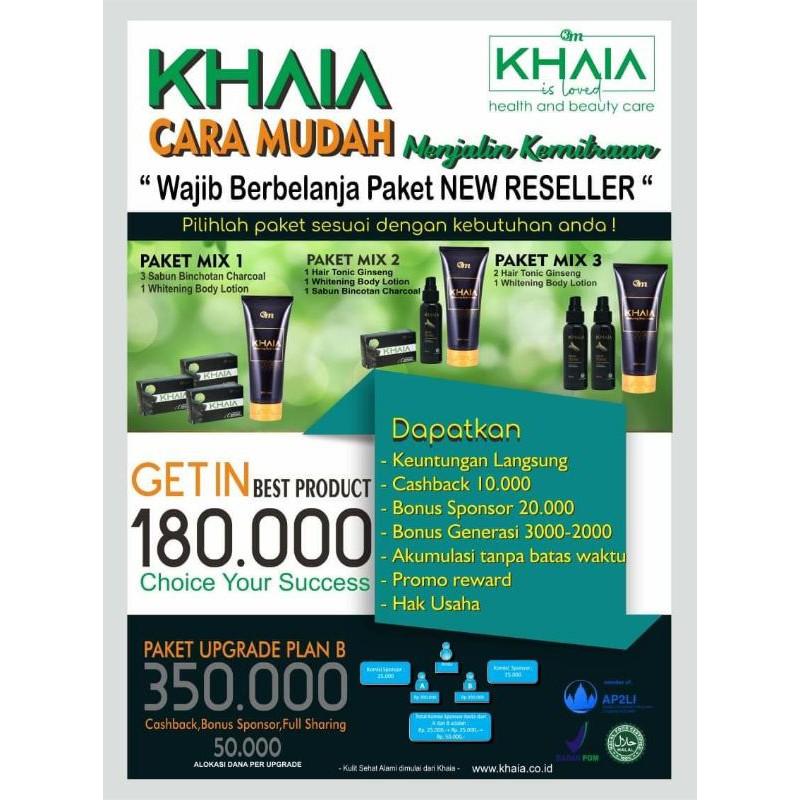 PAKET MIX 180RB KHAIA