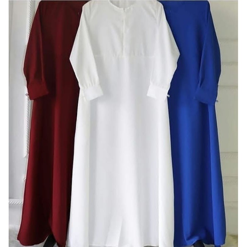 Gamis wolfis polos wolfis grade A , S M L XL XXL