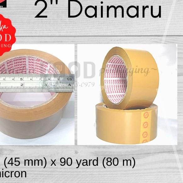 

☼ Lakban coklat 2" daimaru (90yard) ➣