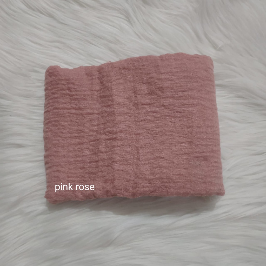 Termurah Pashmina Crinkle Azara / Pashmina Crinkle / Crinkle Azara-Pink Rose