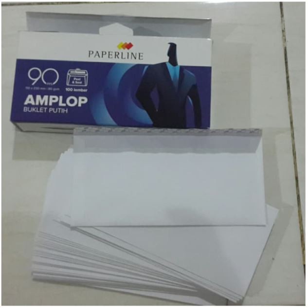 

Amplop Polos Besar Paperline ( No.90 ) 110x230mm - 100 lbr