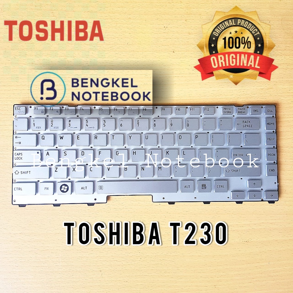 Keyboard Toshiba Satellite T230 T235 Silver