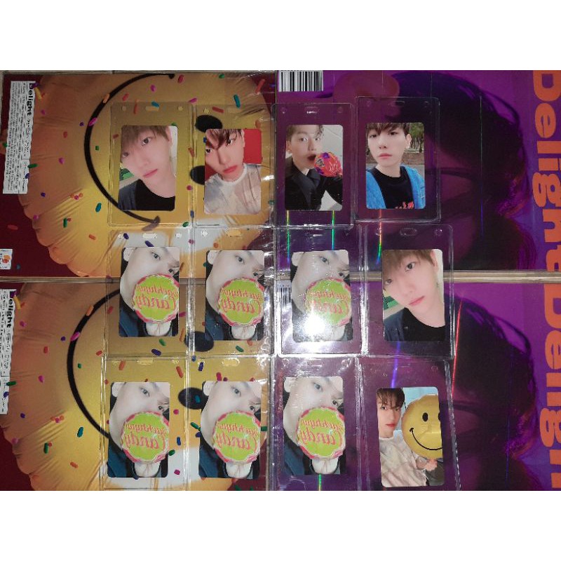 Photocard Delight Baekhyun Postcard Message Card Sticker