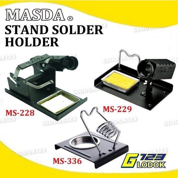 Stand Solder Mounted Holder Alat Tempat Tatakan Dudukan Soldering Kit