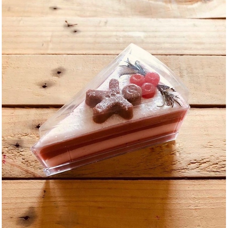 Triangle Jar Mika Segitiga / Tempat Mika Kue Potong Slice Pudding