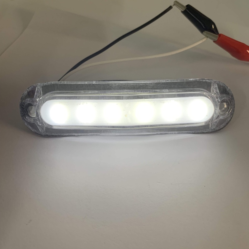 Cre 2pcs Lampu Sein 6-LED Untuk Samping Truk / Trailer