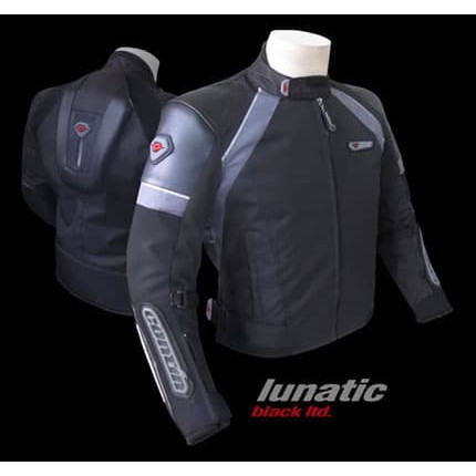JAKET MOTOR TOURING  Contin Lunatic Black ( original )