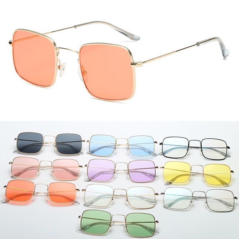 Kacamata Fashion Korea Persegi Panjang GF09 Kaca Mata Wanita Retro Candy Sunglasses Unisex ACC