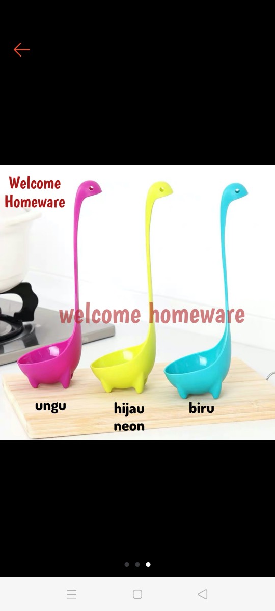 Sendok Sup Nessie / Soup Ladle / Alat Masak / Sendok Masak / Dapur