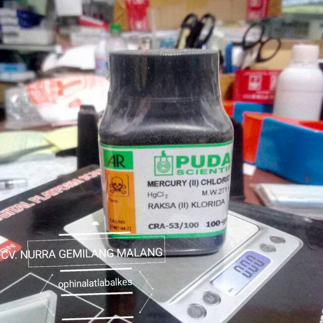 Mercury (II) Chloride Merk Pudak Scientific