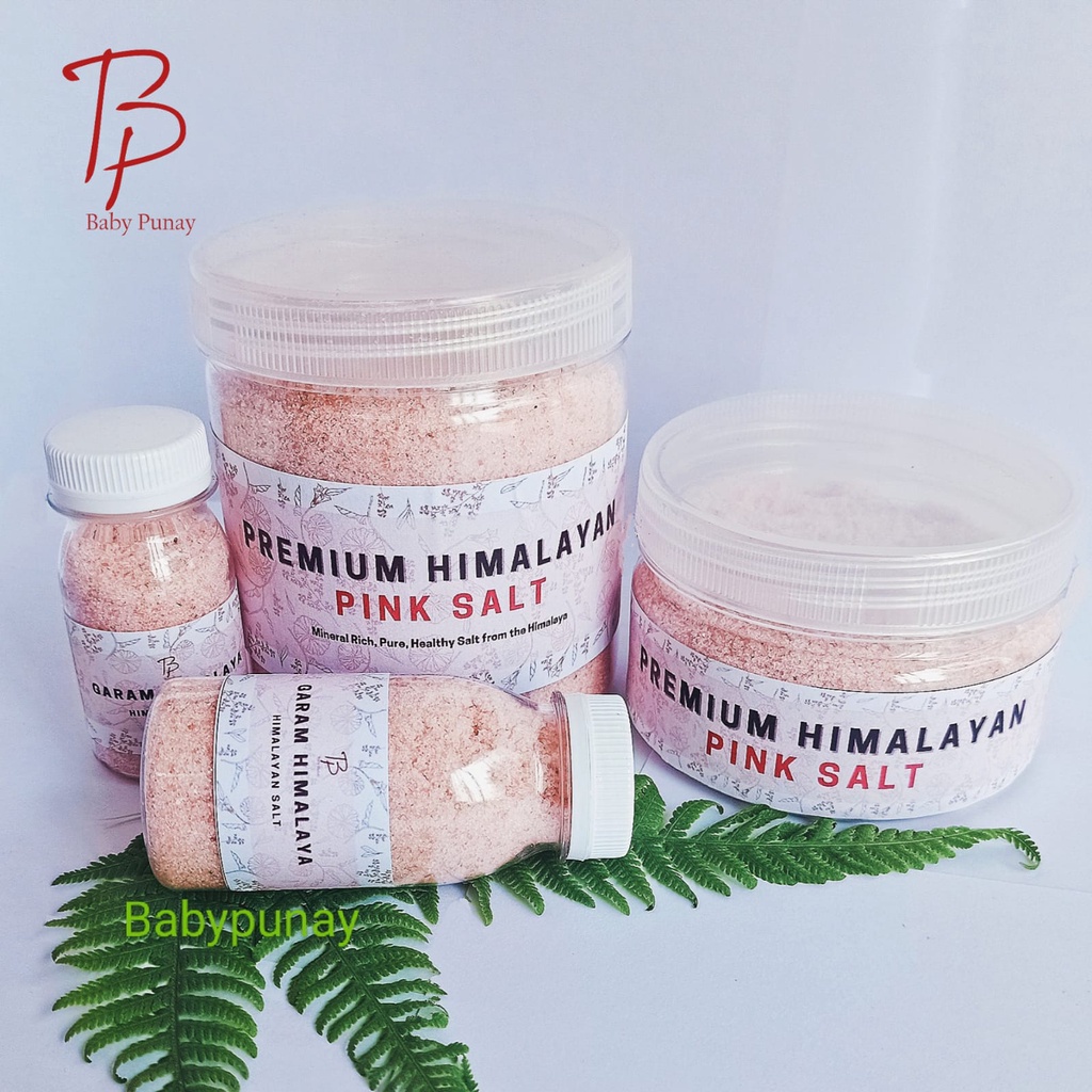 Garam Himalaya Premium | Natural Himalayan Pink Rock Salt | Himsalt MPASI Bayi |Garam Mpasi Bayi |Makanan Mpasi Bayi