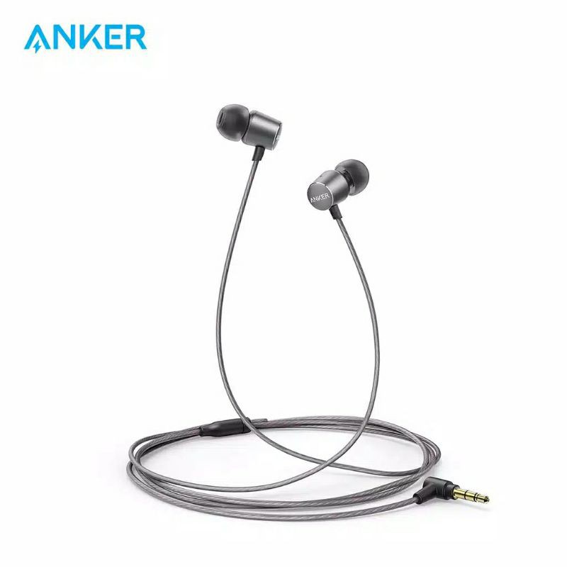 Earphone Anker Soundbuds Verve A3802 Non Mic Original Garansi Anker Indonesia