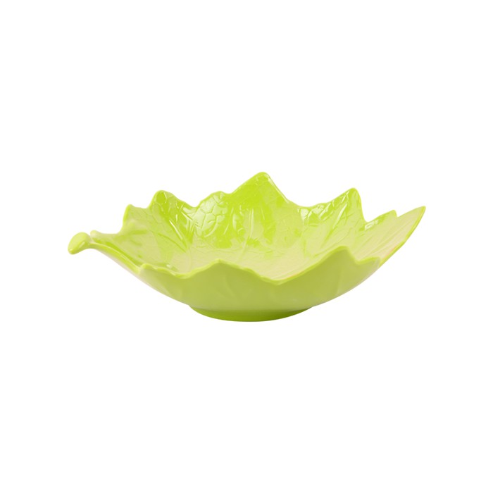 Arwana Houseware Mangkok Melamine Daun Anggur W4210 Hijau Stabilo - Golden Dragon