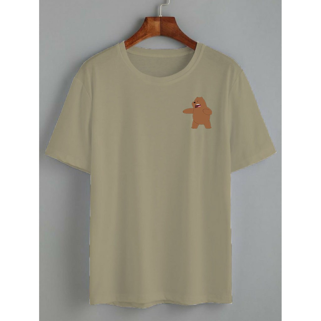 kaos BROWN BEAR ANGRY / kaos wanita/ KATUN 24S