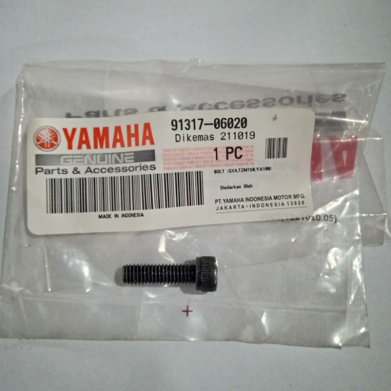 BOLT BAUT L BANDUL JALU NMAX N-MAX R25 MT 25 MT25 R15 OLD V2 ORI ORIGINAL ASLI YAMAHA GENUINE PARTS 