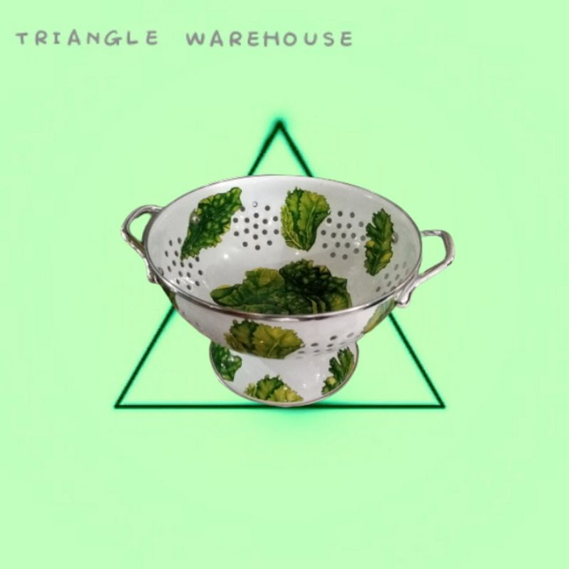 Sangku ceting tempat nasi enamel motif 22 cm