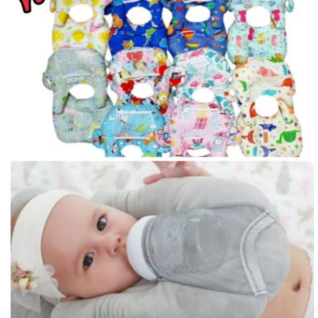 Bantal penyangga botol dot susu bayi - Portable feeding pillow -bursing pillow bottle breast feeding