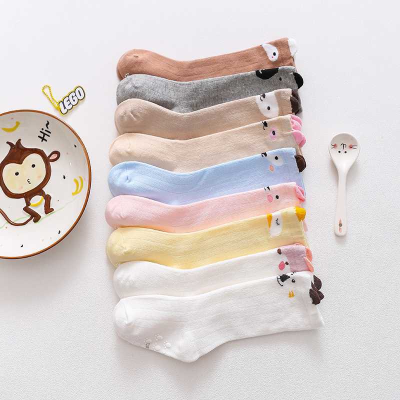 Baby Tiger Kaos Kaki Bayi Lucu Panjang / Kaos Kaki Anti Slip Panjang / Kaos Kaki Anak Bayi Motif/Kaus Kaki Tabung Tengah /C 99-100