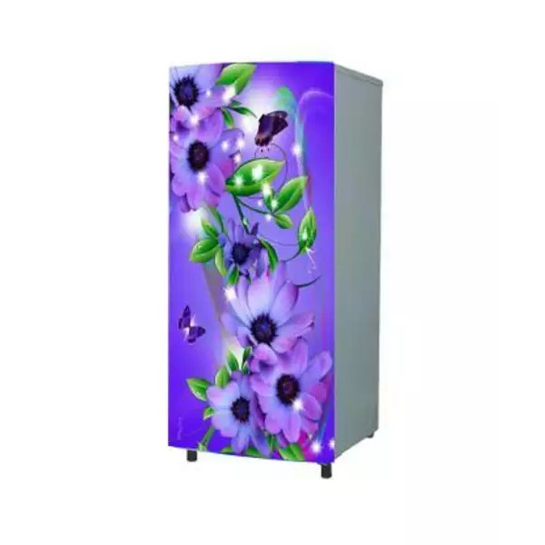 Stiker Kulkas1 Pintu Wallpaper Kulkas 1 Pintu Bunga  ungu