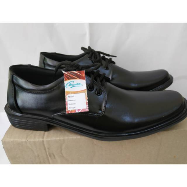 Sepatu pria fantovel tali kerja dinas formal sekolah pantofel pantovel sintetis