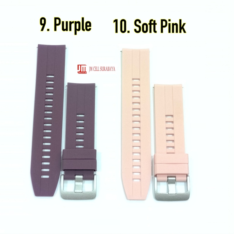 XLF Watch Strap Lemfo Lem15 Lem 15 - Tali Jam 22mm Rubber Silikon Metal Buckle