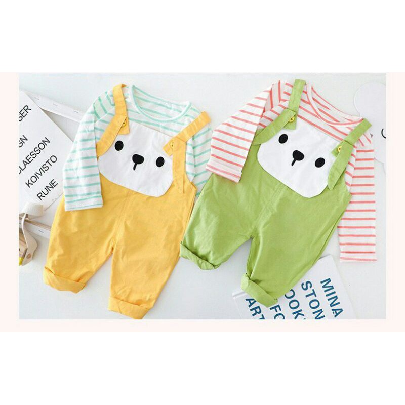 Setelan HEAD BEAR jumpsuit anak Baju overall anak import