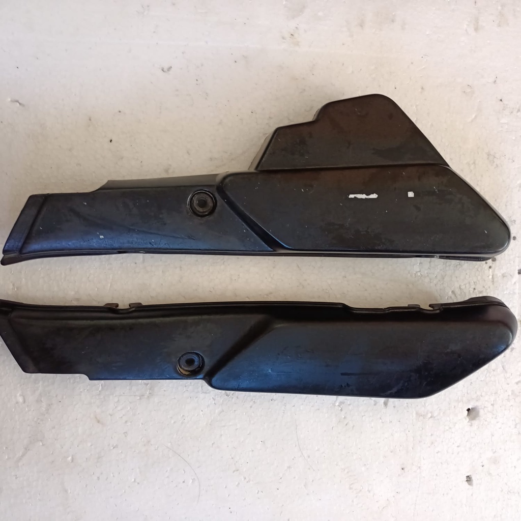 Cover tutup aki accu tepong kanan kiri Yamaha Alfa Champ Original hitam