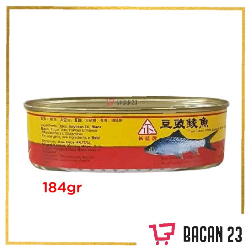 

TTS Ikan Dace dengan Kacang Hitam Ikan Tausi Kaleng (184gr) / Makanan Kaleng / Bacan 23 - Bacan23