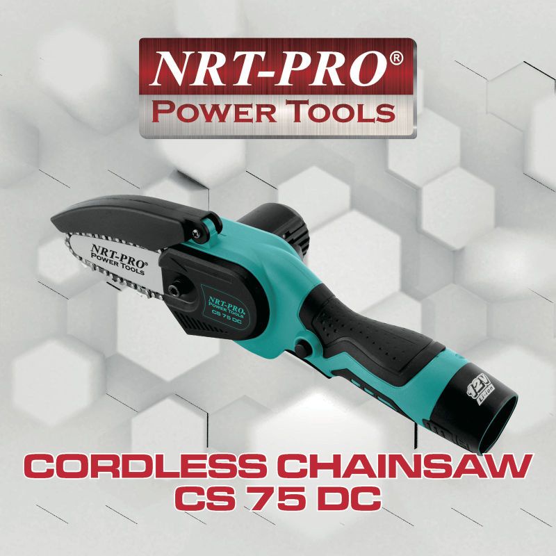 CHAIN SAW CORDLESS MINI 4&quot; CS 75DC NRT-PRO BEST QUALITY PRODUCT