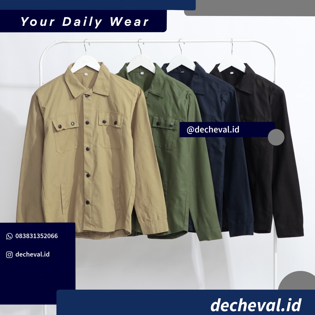 Jaket Canvas || Jaket Peria || Jaket Lokal Brand