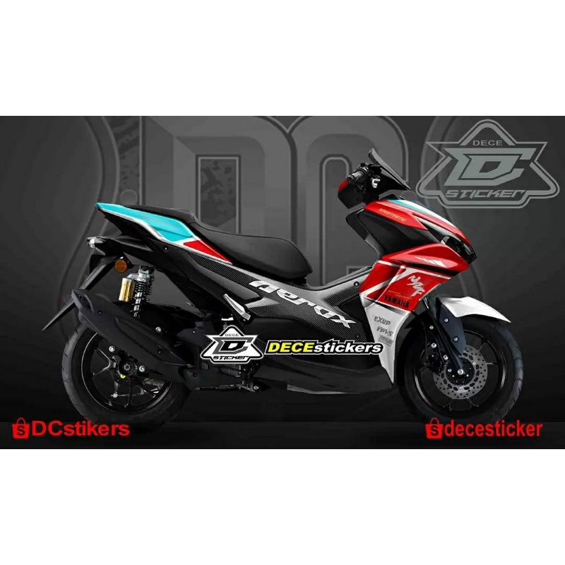 decal new aerox 155 connected