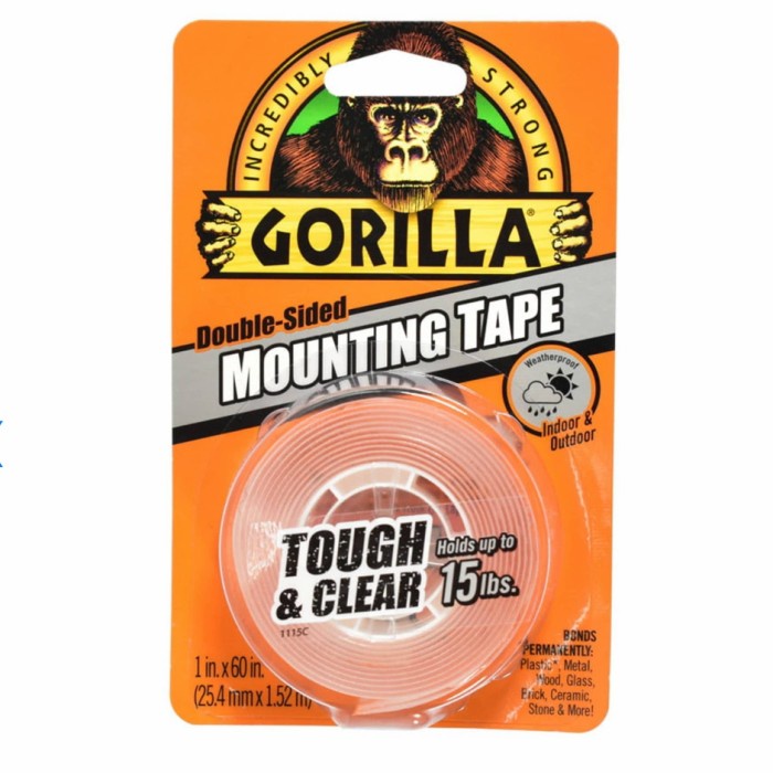 

Kusus Hari Ini Double Tape Gorilla Mounting Tape Tough & Clear Perekat 2 Sisi Diskon