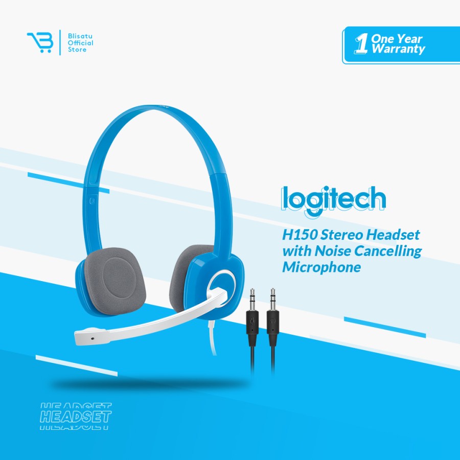 Logitech Stereo Headset H150 [ Garansi Resmi ]