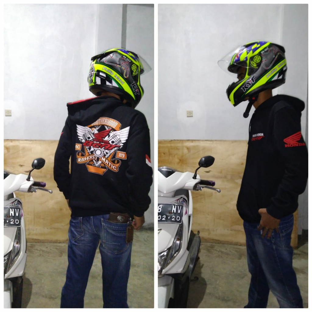 COD sweater motor honda beat/ jaket motor beat