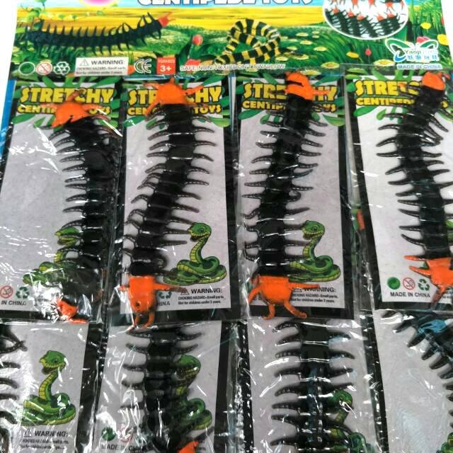 Sticky Toys Lipan / Centipede Toys / Mainan prank Lipan Jelly Murah