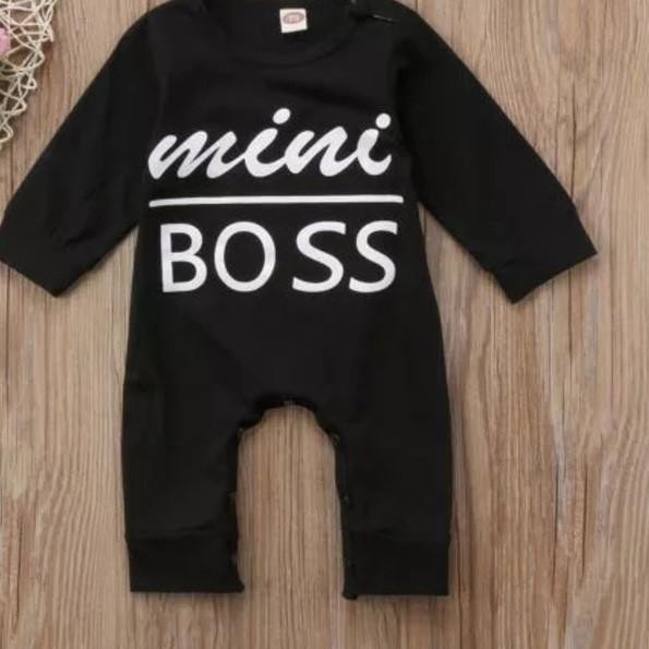 Promo!! jumper bayi motif mini boss 