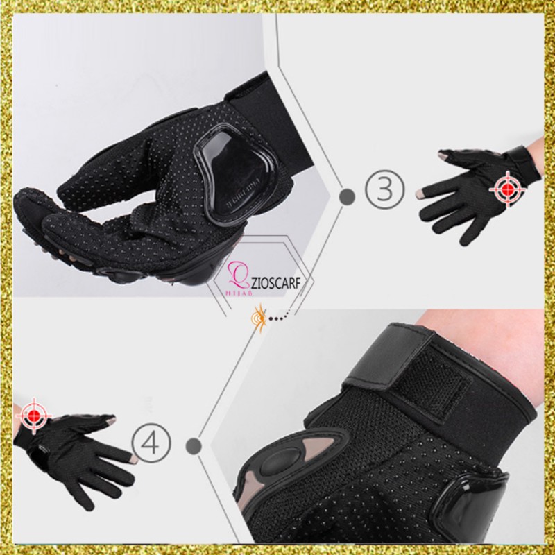 SARUNG TANGAN MOTOR SARUNG TANGAN SEPEDA TRAIL CROSS ARMY MTB GLOVES MOTOR PRIA WANITA GL-FH