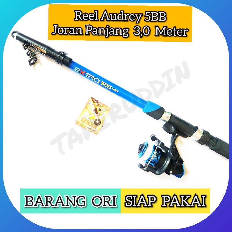 Set Pancing AUDREY Joran Panjang 3 meter