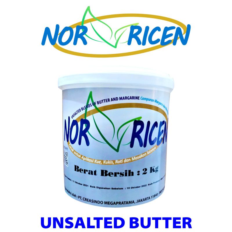 

Unsalted Butter Novricen Silver 2Kg