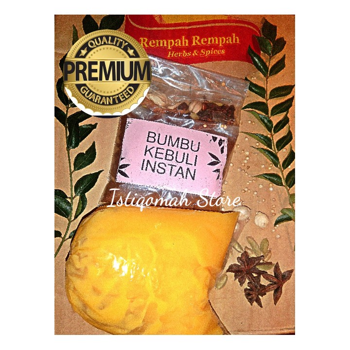 

Bumbu Nasi Kebuli Arab enak dengan Minyak Samin uk. 1kg Beras ( Reall pict )