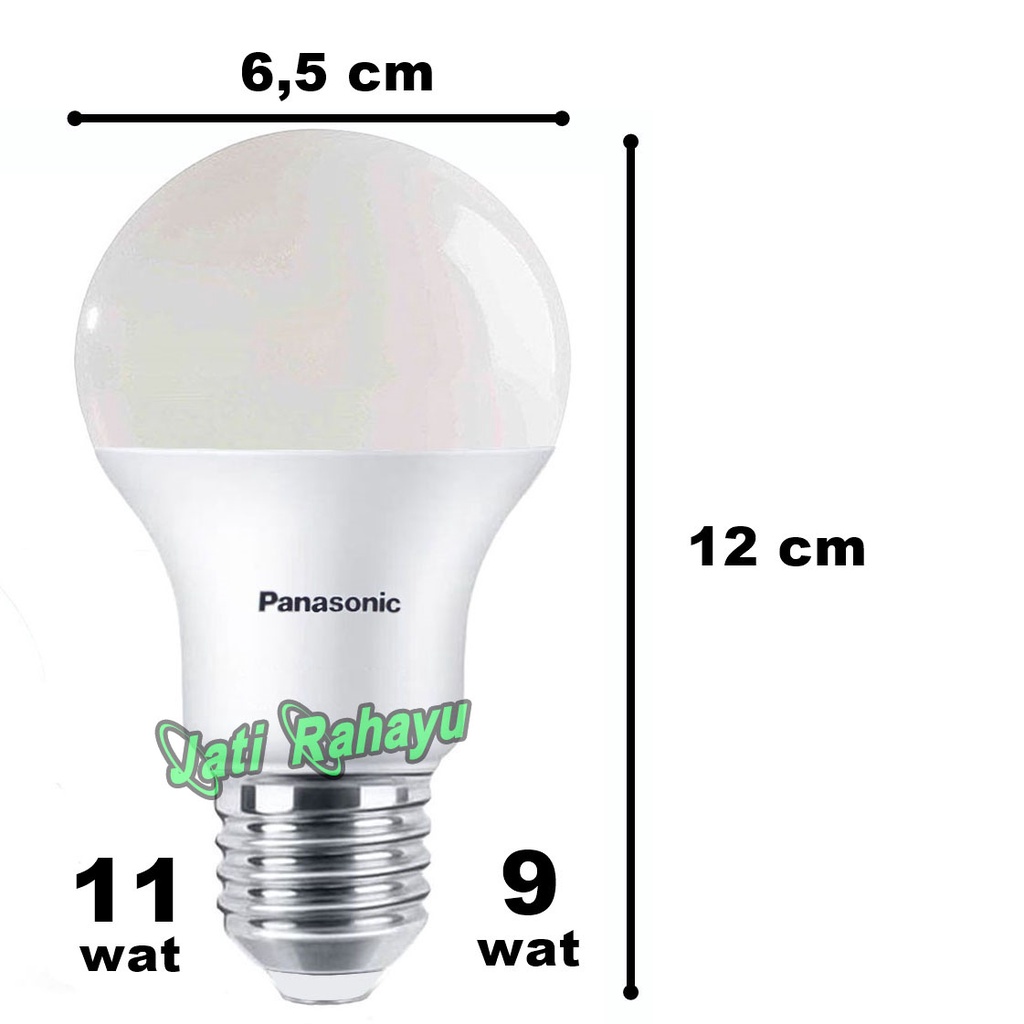 (PAKET 4 PCS) PANASONIC LAMPU LED BULB 3W 5W 7W 9W 11W 13W PUTIH