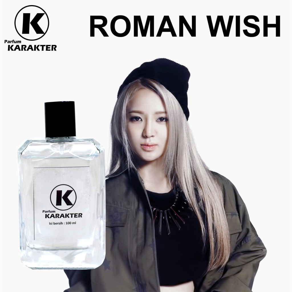 Parfum Cewek Roman Wish | Bibit Parfum Import Wangi &amp; Tahan Lama | Kemasan 100ml | Bisa Cod | Terlaris