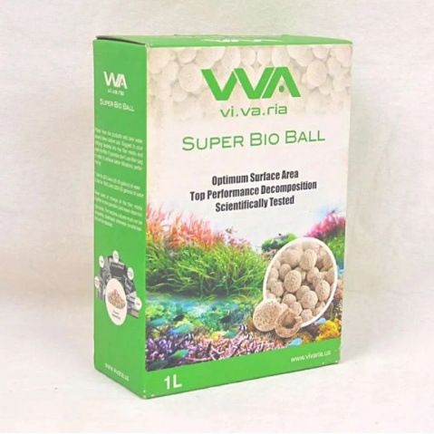 VIVARIA SUPER BIO BALL 1L RUMAH BAKTERI BIOBALL MEDIA FILTER AQUARIUM AQUASCAPE KOLAM BACTERIA HOUSE