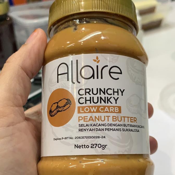 

DISKON! Ketobetic Crunchy Chunky Peanut Butter Selai Kacang Keto Friendly