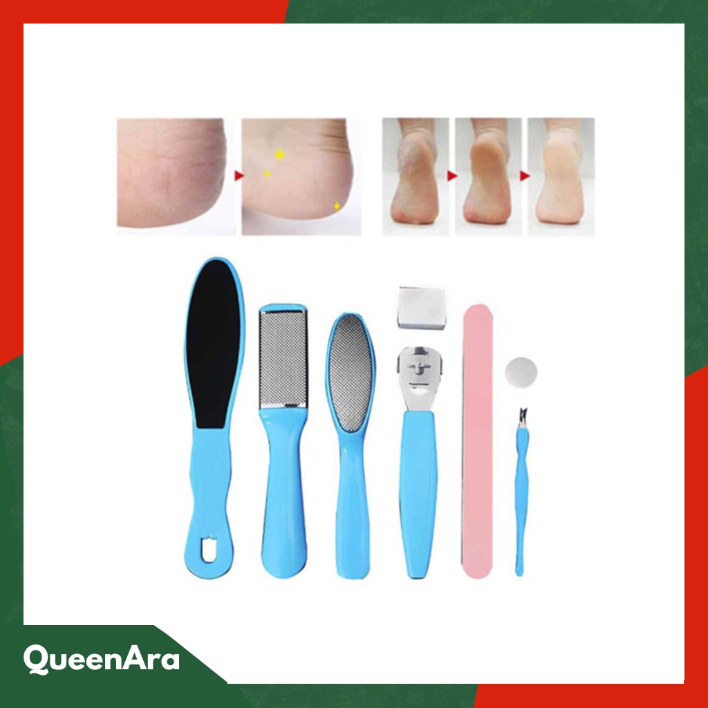 Biutte.co Alat Perawatan Kaki Manicure Pedicure Foot Care 8in1 IN180