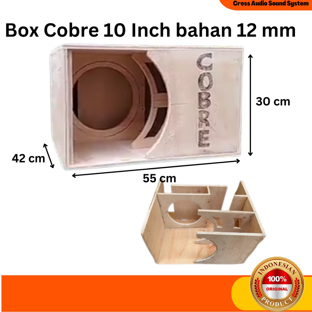 Salon Aktif Box Speaker Cobre Brewog Audio 10 Inch Triplek