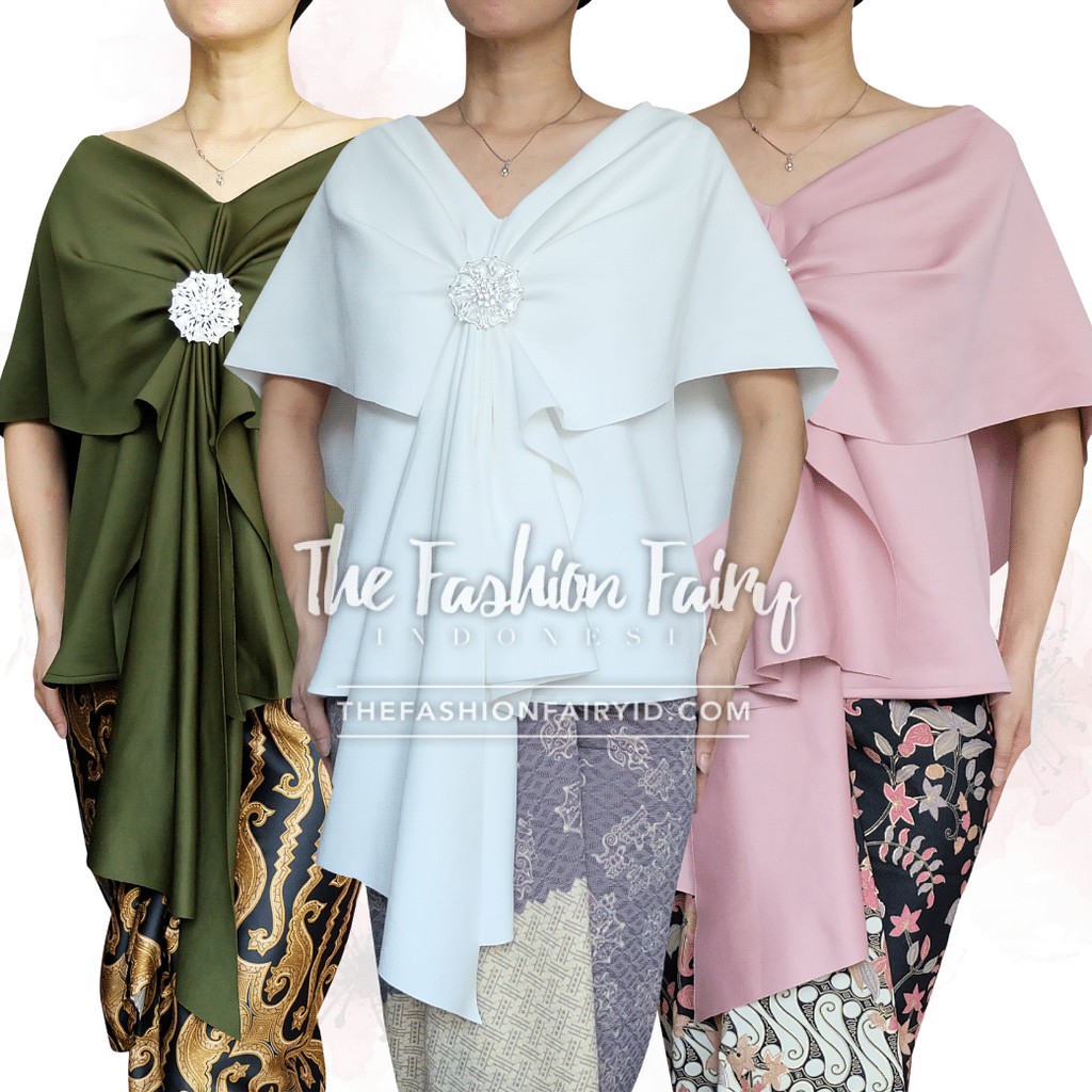 CLAIRE BLOUSE SCUBA WANITA