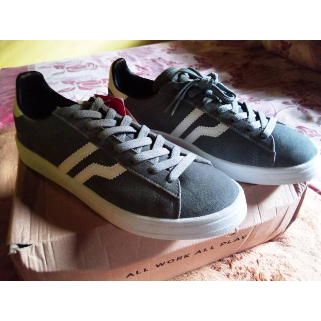 Sepatu PIERO MOJO INSIGNIA Grey White size 40