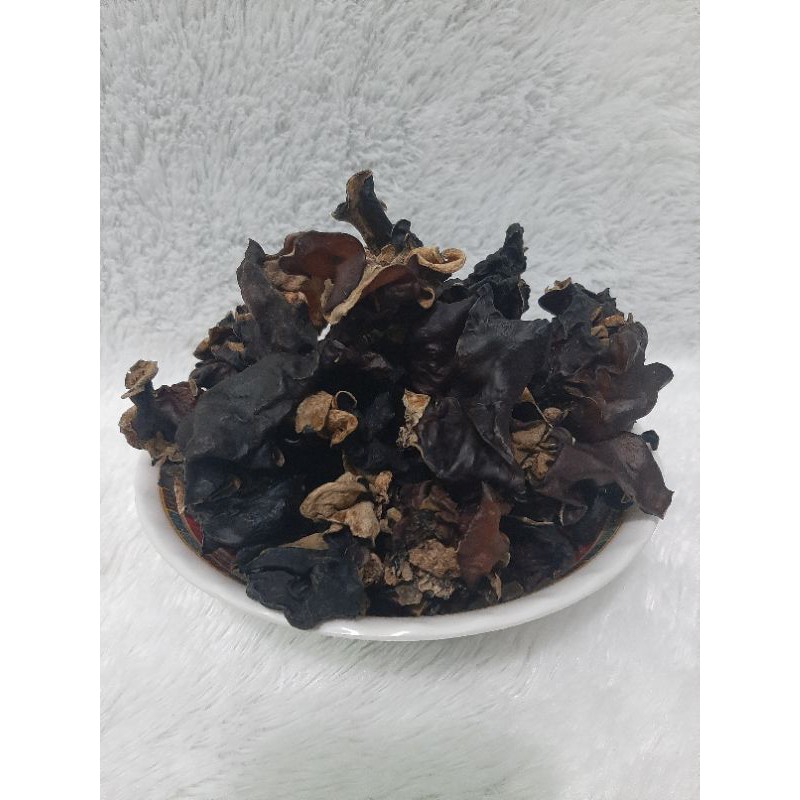 

Jamur Kuping Hitam 100gram SU Brand/ White Black Fungus